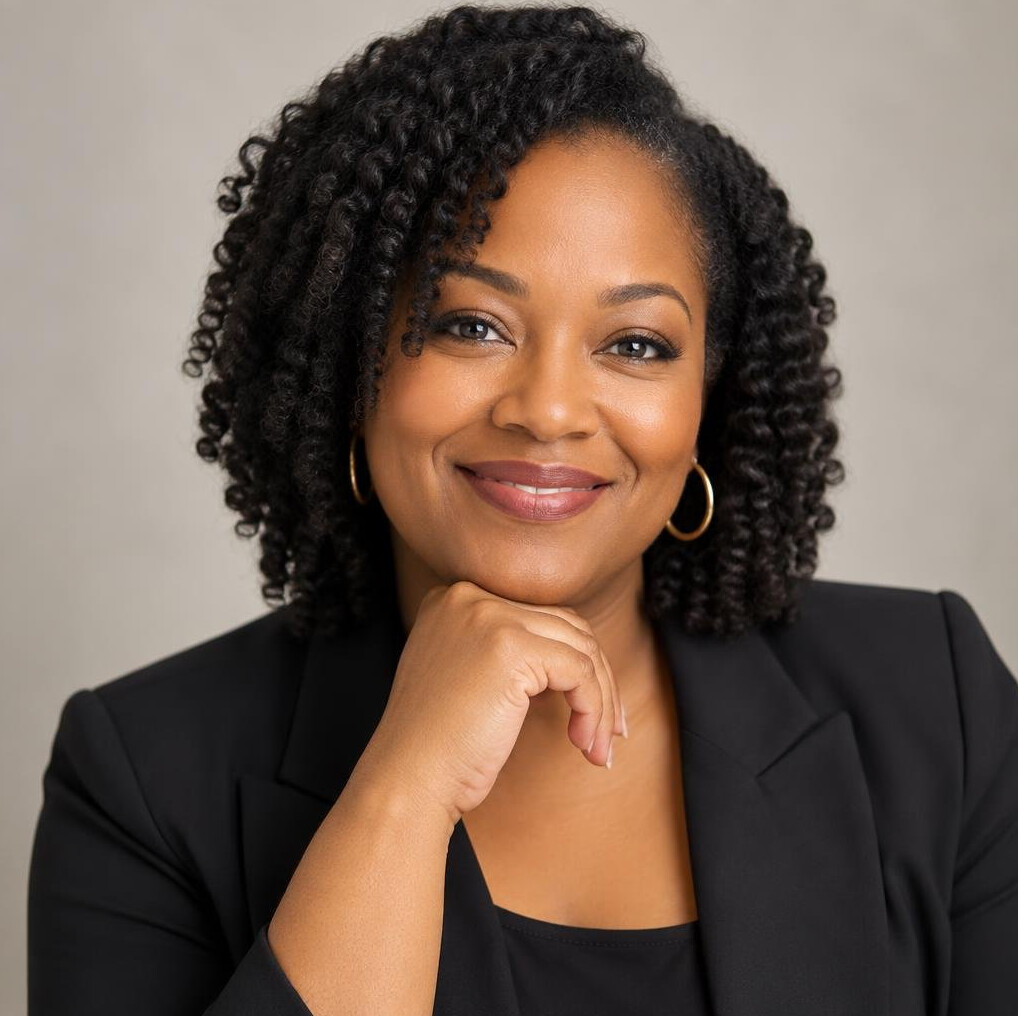 Professional headshot of a female speech and rhetoric coach