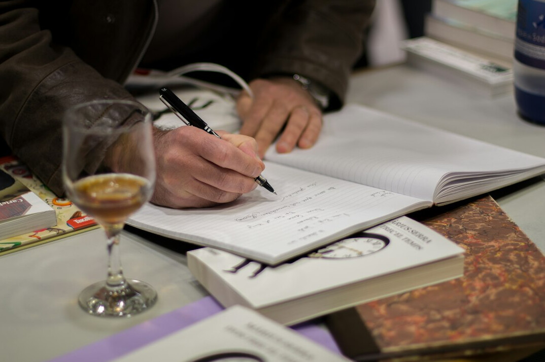 author signing book
